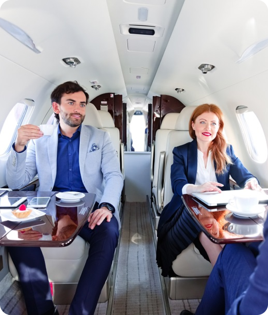 Luxury air travel